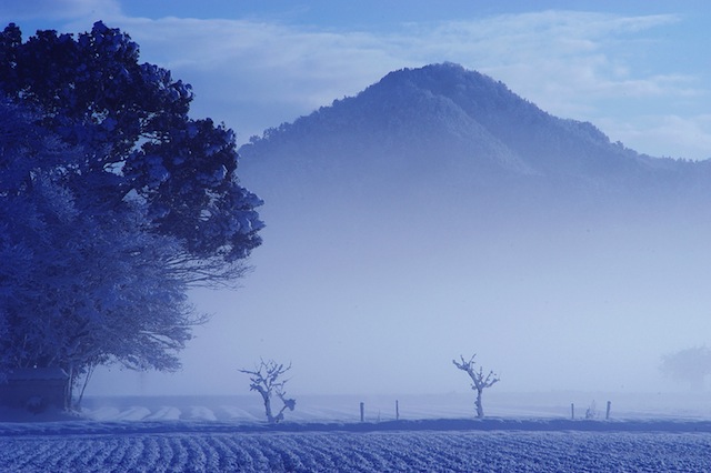 高城山雪景色